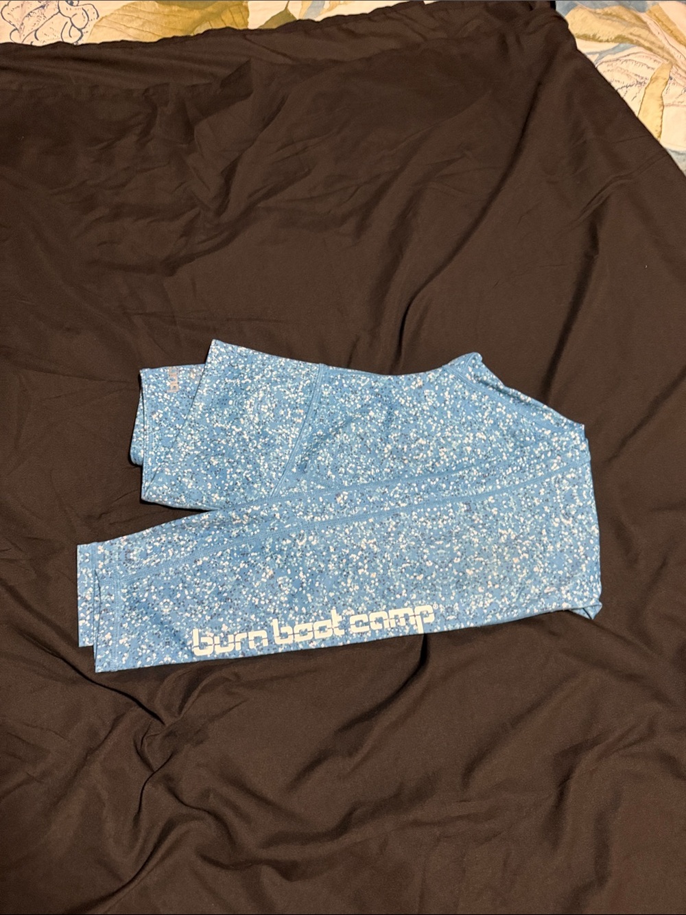 Burn Boot Camp Blue Speckled Leggings